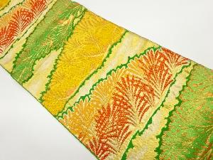 若松模様織出し袋帯